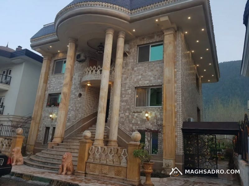 عکس ۲ از ویلا لوکس استخر دار نمک آبرود